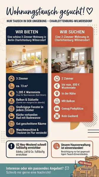 !TAUSCHWOHNUNG! 3-Zimmer-Wohnung in der Reichsstraße — photo 1